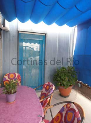 Cortinas de tiras antimoscas para puertas